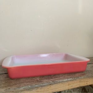 Vintage Pyrex Flamingo pink 232 2Q baking pan